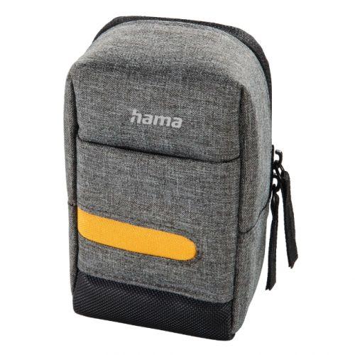 Hama Terra 90M Compact Camera Case, Belt Loop, Neck Strap, Grey, 7.5 x 4.5 x 13 cm Compartment-0