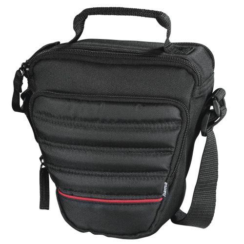 Hama Samara 110 Colt Camera Case, Shoulder Strap, Removable Divider, Black, 17 x 10 x 17 cm Compartment-0