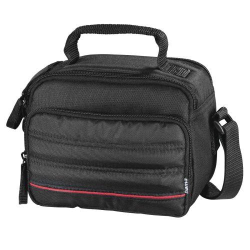 Hama Samara 110 Camera Bag, Shoulder Strap, Removable Divider, Black, 16 x 10 x 13 cm Compartment-0