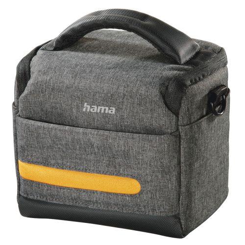 Hama Terra 110 Camera Bag, Belt Loop, Shoulder Strap, Removable Divider, Grey, 15.5 x 10 x 13 cm Compartment-0