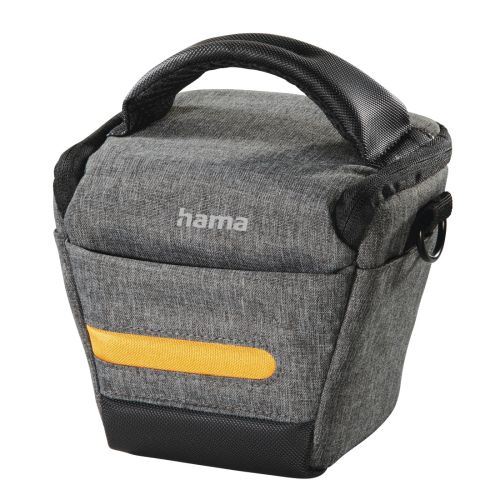 Hama Terra 100 Colt Camera Case, Belt Loop, Shoulder Strap, Grey, 13.5 x 9.5 x 12 cm Compartment-0