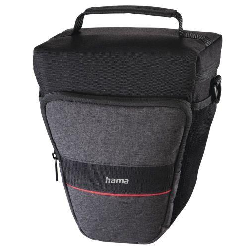 Hama Valletta 130 Colt Camera Case, Belt Loop, Shoulder Strap, Black, 16 x 10 x 21 cm Compartment-0