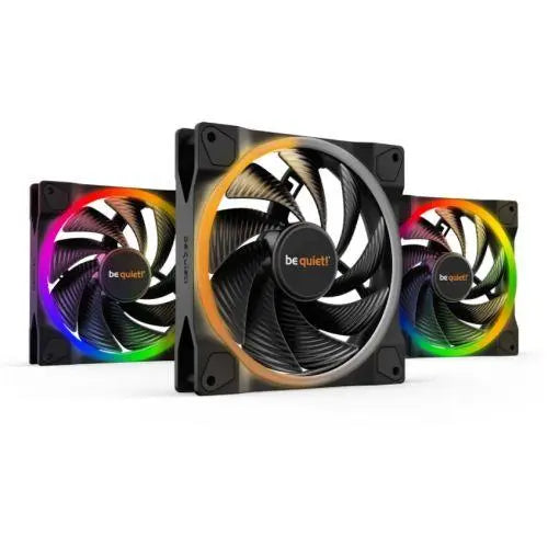 Be Quiet! (BL079) Light Wings 14cm PWM ARGB High Speed Case Fans x3, £ 50.02 X-Case