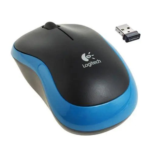 Logitech M185 Wireless Notebook Mouse, USB Nano Receiver, Black/Blue - £ 10.04 X-Case