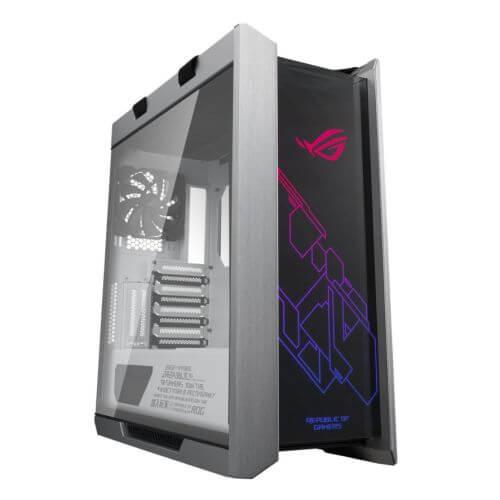 Asus ROG Strix Helios RGB White Gaming Case w/ Tempered Glass Windows, E-ATX, GPU Braces, USB-C, Fan/RGB Controls, Carry Handles-0