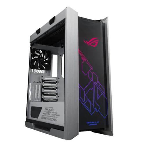 Asus ROG Strix Helios RGB White Gaming Case w/ Tempered Glass Windows, E-ATX, GPU Braces, USB-C, Fan/RGB Controls, Carry Handles-1