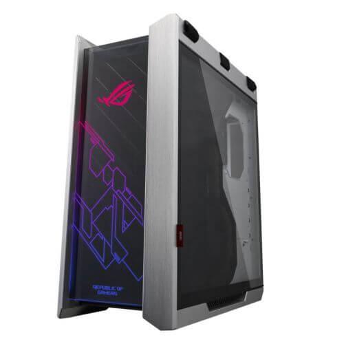 Asus ROG Strix Helios RGB White Gaming Case w/ Tempered Glass Windows, E-ATX, GPU Braces, USB-C, Fan/RGB Controls, Carry Handles-2