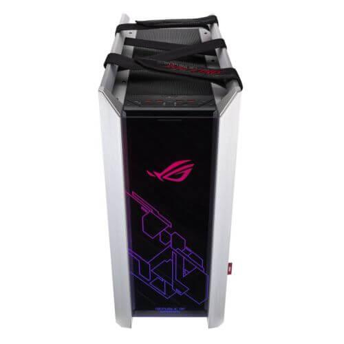 Asus ROG Strix Helios RGB White Gaming Case w/ Tempered Glass Windows, E-ATX, GPU Braces, USB-C, Fan/RGB Controls, Carry Handles-5