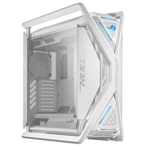 Asus ROG Hyperion GR701 Gaming Case w/ Glass Windows, E-ATX, 4x 14cm Fans, Dual 420mm Radiator Support, USB-C (60W FC), Fan Hub & Lighting Panel, White-0