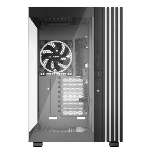 Be Quiet! Light Base 900 FX ARGB Gaming Case w/ Glass Front & Side, E-ATX, Invertible, 4x ARGB Fans, 3M ARGB Strip & Controller, USB-C, Asus BTF Compatible, Black-1