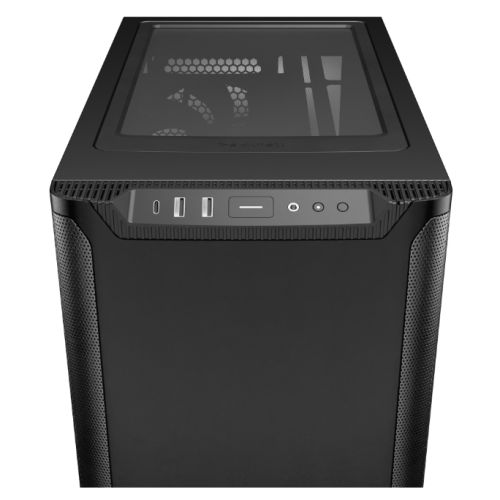 Be Quiet! Pure Base 501 Gaming Case, ATX, Compact Design, 2 Pure Wings 3 Fans, High Airflow Top, USB-C, Black-5