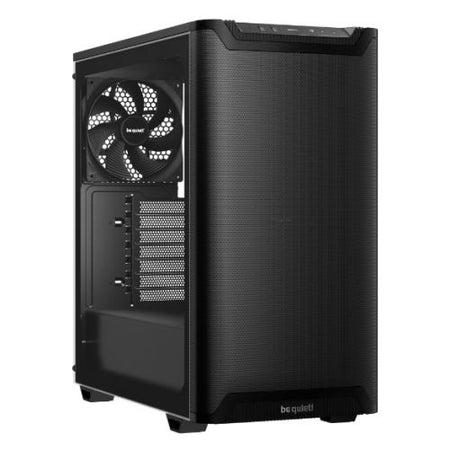 Be Quiet! Pure Base 501 Airflow Window Gaming Case, ATX w/ Glass Side, Compact Design, 2 Pure Wings 3 Fans, High Airflow Front & Top, USB-C, Black-0