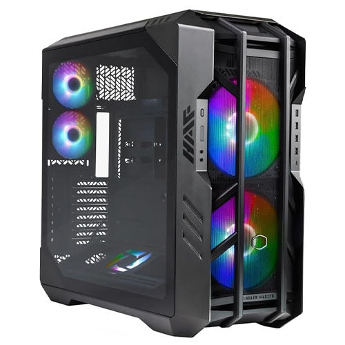 Cooler Master HAF 700 Gaming Case w/ Glass Side, E-ATX, Multi Chamber, 5x ARGB Fans, ARGB Fan Hub, USB-C, Black-0