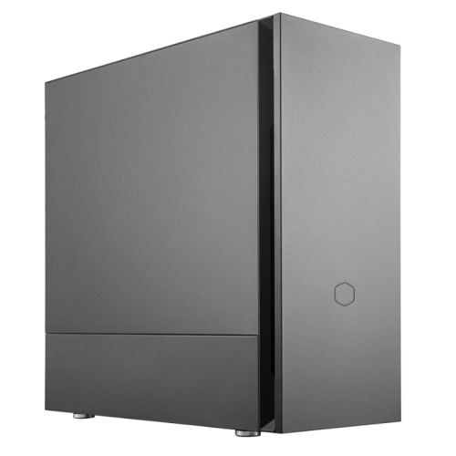 Cooler Master Silencio S600 Gaming Case w/ Steel Sides, ATX, 2x Silencio Fans, Sound Dampening, Card Reader, Black-0