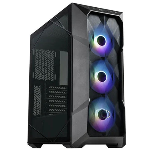 Cooler Master MasterBox TD500 Mesh V2 Gaming Case w/ Glass Side, E-ATX, 3x ARGB Fans, ARGB Fan Hub, FineMesh Front, USB-C, Black-0