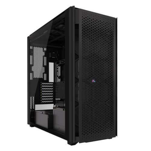 Corsair iCUE LINK 9000D RGB Airflow Gaming Case w/ Glass Side, E-ATX, Dual System, Up to 18 Fans, InfiniRail Fan Mounting, iCUE LINK Hub, USB-C,  Asus BTF Compatible, Black-0