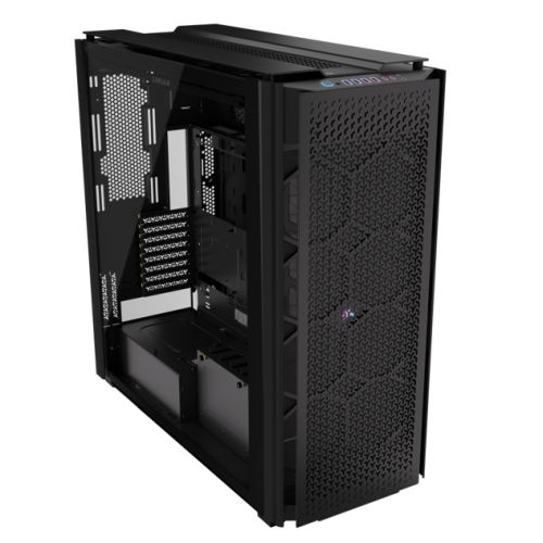 Corsair iCUE LINK 9000D RGB Airflow Gaming Case w/ Glass Side, E-ATX, Dual System, Up to 18 Fans, InfiniRail Fan Mounting, iCUE LINK Hub, USB-C,  Asus BTF Compatible, Black-2