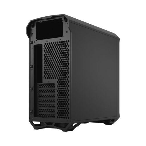 Fractal Design Torrent Compact (Black Solid) Gaming Case, E-ATX, 2 Fans, Fan Hub, Front Grille, USB-C-4