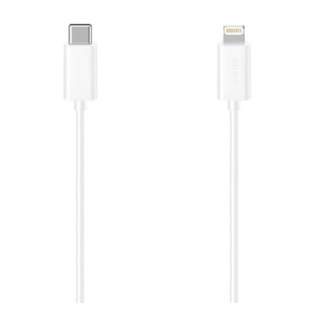 Hama Charging/Data USB-C to Lightning Cable, 480Mbps, 1.5 Metre, White-0