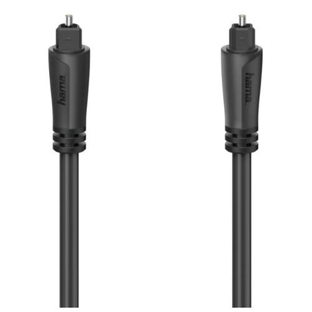 Hama Audio Optical Fibre Cable, ODT Plug (Toslink), 0.75 Metre-0