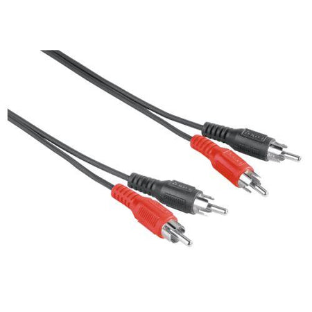 Hama 2x RCA Plugs to 2x RCA Plugs, 1.5 Metre-0