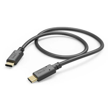 Hama USB-C to USB-C Quick Charging Cable, USB 2.0, 1 Metre, Black-0