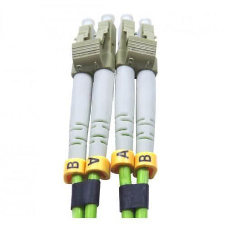 Spire OM5 LC-LC Multimode Fibre Optic Cable, 2 Metres, Lime Green-2