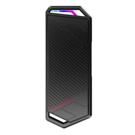 Asus ROG STRIX ARION M.2 NVMe SSD Caddy, USB 3.2 Gen2 Type-C, Aluminium, Thermal Pads, RGB Lighting, Hanger & USB-A Cable inc.-1