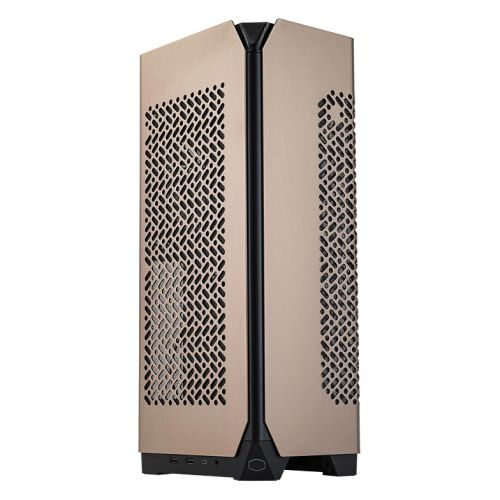 Cooler Master NCORE 100 MAX Gaming Case, Mini ITX, Extendable Width, 120mm AIO Cooler & 850W PSU Included, 4-Slot GPU Support, USB-C, Bronze Edition-0