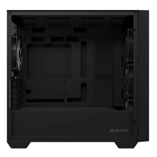 Asus A21 Plus ARGB Gaming Case w/ Glass Window, Micro ATX, 4x ARGB Fans, 380mm GPU & 360mm Radiator Support, Asus BTF Compatible, Black-5