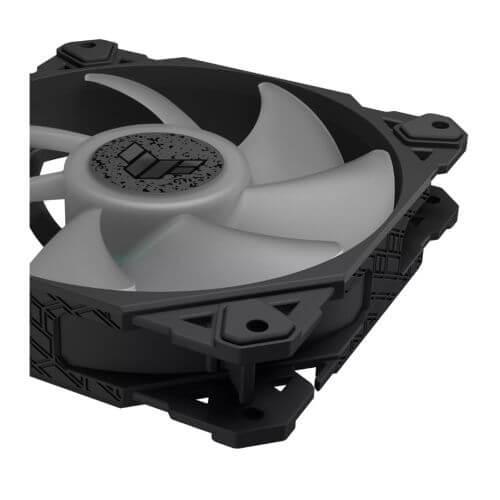 Asus TUF Gaming TF120 ARGB 12cm PWM Case Fans (3 Pack), Fluid Dynamic Bearing, Double-layer LED Array, Up to 1900 RPM, ARGB Hub included-4