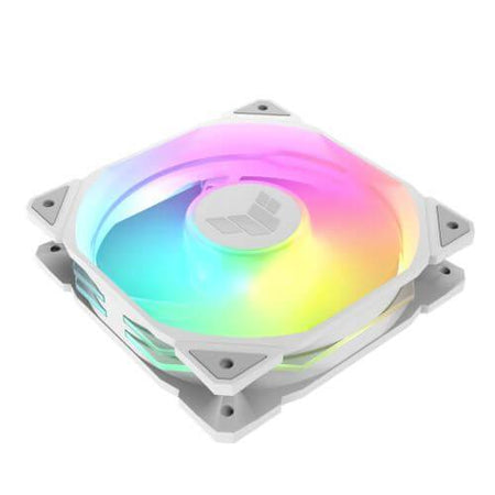 Asus TUF Gaming TR120 ARGB 12cm PWM Case Fans (3 Pack), Hydraulic  Bearing, 28mm Frame, Double-layer LED Matrix Design, 2000 RPM, White-3