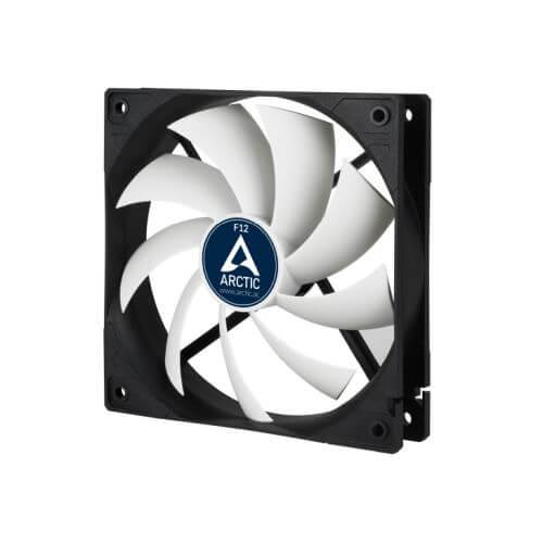 Arctic F12 Low Noise 12cm Case Fans (5 Pack), Black, 9 Blades, Fluid Dynamic, Value Pack-1