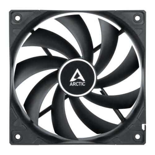 Arctic F12 12cm PWM PST Case Fan, Black, 9 Blades, Fluid Dynamic, 230-1350 RPM-0