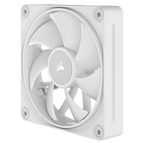 Corsair iCUE LINK LX120 12cm PWM RGB Case Fans (3-Pack), 18 RGB LEDs, Magnetic Dome Bearing, 2400 RPM, iCUE LINK Hub Included, White-3