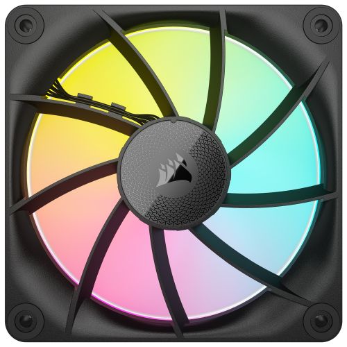 Corsair iCUE LINK LX120 12cm PWM RGB Case Fans (3-Pack), 18 RGB LEDs, Magnetic Dome Bearing, 2400 RPM, iCUE LINK Hub Included, Black-4