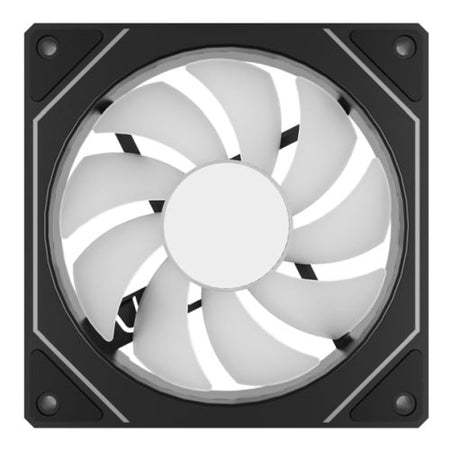 Vida Infinity02 12cm ARGB PWM Case Fan, Hydraulic Bearing, Infinity Mirror Effect on Centre & Sides, 800-1800 RPM, Black-2