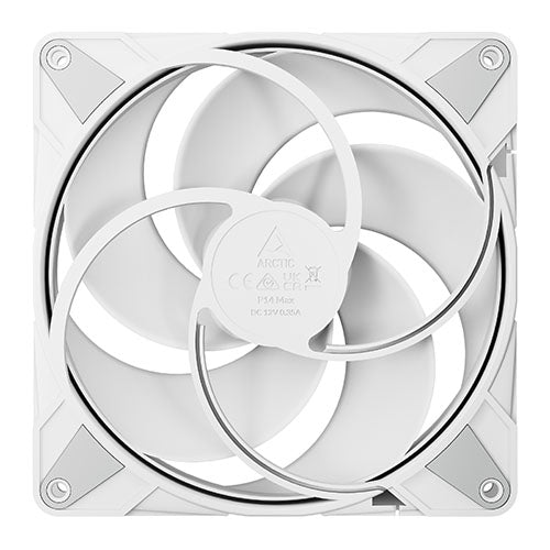 Arctic P14 Max High-Speed 14cm PWM Case Fan, Fluid Dynamic Bearing, 400-2800 RPM, 0dB Mode, White-3