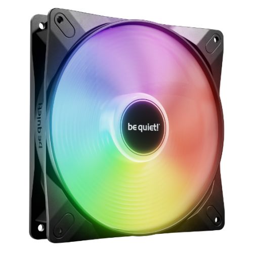 Be Quiet! (BL129) Light Wings LX 14cm PWM High-Speed ARGB Case Fan, Rifle Bearing, Impeller w/ 16 LEDs, Daisy-Chain, Up to 1800 RPM, Black-0