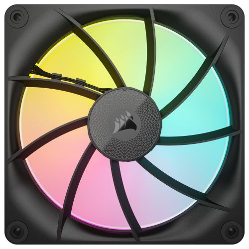 Corsair iCUE LINK LX140 14cm PWM RGB Case Fans (2-Pack), 18 RGB LEDs, Magnetic Dome Bearing, 2000 RPM, iCUE LINK Hub Included, Black-4