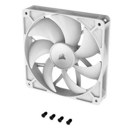 Corsair RS140 PWM 14cm Case Fan, Magnetic Dome Bearing, Daisy-Chain 4-Pin, 1700 RPM, AirGuide Tech, White-4