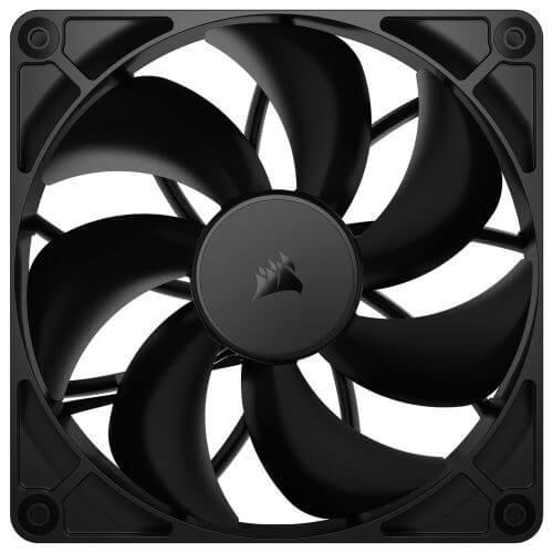 Corsair RS140 PWM 14cm Case Fans (2 Pack), Magnetic Dome Bearing, Daisy-Chain 4-Pin, 1700 RPM, AirGuide Tech, Black-1