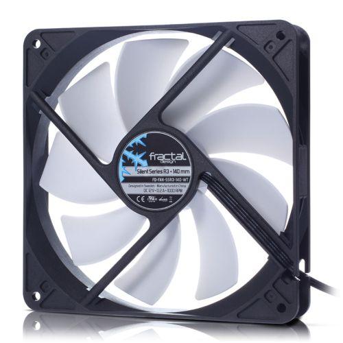 Fractal Design Silent Series R3 14cm Case Fan, 9 Blades, Rifle Bearing, 1000 RPM-0