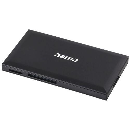 Hama External USB 3.0 Multi-Card Reader, SD/microSD/CF/MS, Black, USB Powered-0