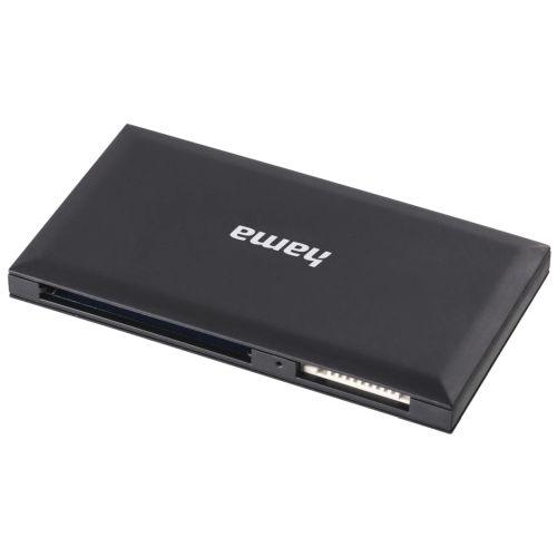 Hama External USB 3.0 Multi-Card Reader, SD/microSD/CF/MS, Black, USB Powered-1