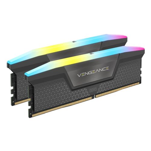 Corsair Vengeance RGB 32GB Kit (2 x 16GB), DDR5, 6000MHz (PC5-48000), CL36, 1.35V, PMIC, AMD Optimised, DIMM Memory-0