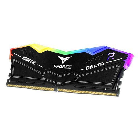 Team T-Force Delta RGB 32GB Kit (2 x 16GB), DDR5, 6000MHz (PC5-48000), CL30, ECC, XMP 3.0, PMIC, DIMM Memory, Black-1