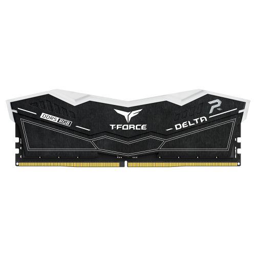 Team T-Force Delta RGB 32GB Kit (2 x 16GB), DDR5, 6000MHz (PC5-48000), CL30, ECC, XMP 3.0, PMIC, DIMM Memory, Black-3