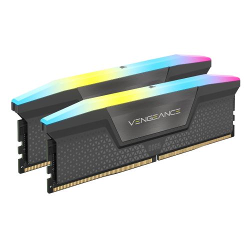 Corsair Vengeance RGB 64GB Kit (2 x 32GB), DDR5, 6000MHz (PC5-48000), CL30, 1.4V, AMD EXPO & Intel XMP, PMIC, DIMM Memory-0