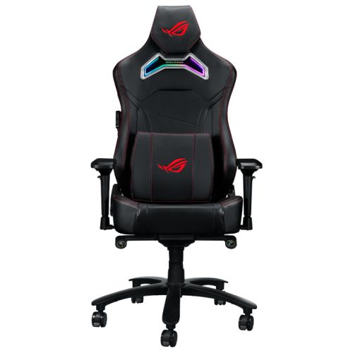 Asus ROG Chariot X (Wide) RGB Gaming Chair, Racing-Car Style, Premium PU Leather, Memory-Foam Lumbar, 4D Armrests, 155° Recline,  Tilt & Class 4 Gas Lift, Black-1